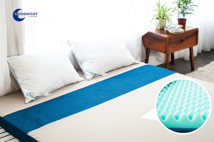 Cận cảnh chiếc đệm Massage Nhật Bản &ndash; Goodnight by Color Foam.