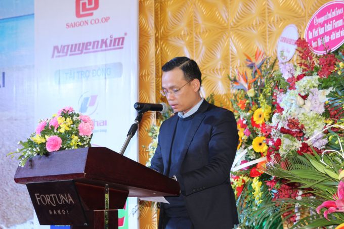 Phó Vụ trưởng – Vụ Thị trường trong nước (Bộ Công thương) Hoàng Tuấn Anh đánh giá cao hoạt động của Hiệp hội các nhà bán lẻ Việt Nam