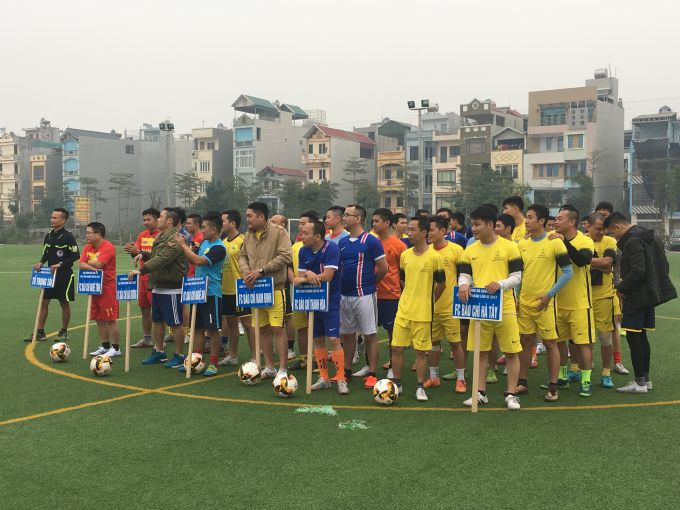 Giải B&oacute;ng đ&aacute; B&aacute;o ch&iacute; c&aacute;c tỉnh th&agrave;nh lần thứ 3 - 2017 thu h&uacute;t 06 đội b&oacute;ng tham gia