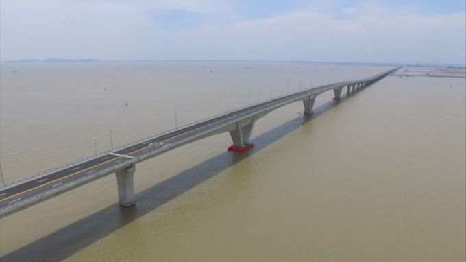 Cầu vượt biển dài nhất Việt Nam đưa vào sử dụng