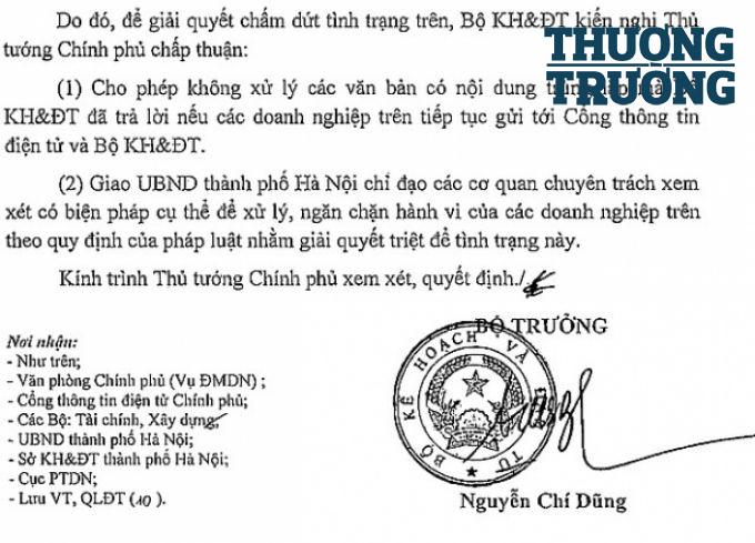 Thực hư chuyện Bộ “kêu cứu” Thủ tướng vì doanh nghiệp “khủng bố văn bản”