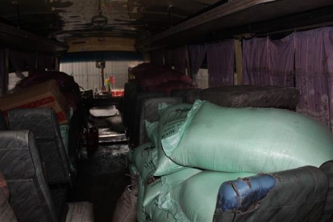 Phương tiện vi phạm do Đội Kiểm so&aacute;t Hải quan Quảng Trị bắt giữ trước đ&oacute;. Ảnh B&aacute;o Hải quan.