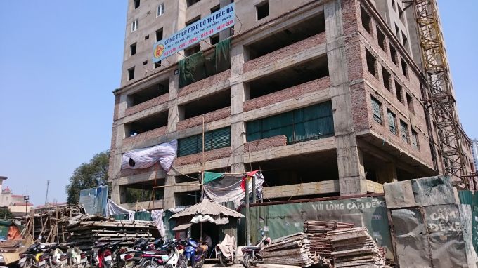 Vận h&agrave;nh kh&ocirc;ng đảm bảo an to&agrave;n, c&ocirc;ng tr&igrave;nh NƠXH 143 Trần Ph&uacute; (giai đoạn 1 của dự &aacute;n) từng l&agrave; điểm đen về an to&agrave;n lao động thời gian 2014-2015